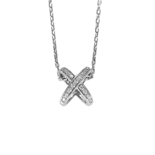 Chaumet - JEUX DE LIENS - Náhrdelník z bílého zlata a diamantů