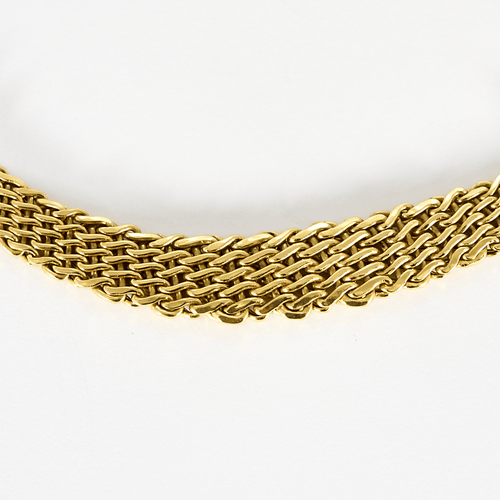 Collar de oro amarillo de 18k