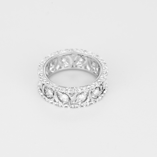 Buccellati - Eternelle Ramage - Elegant 18K white gold ring