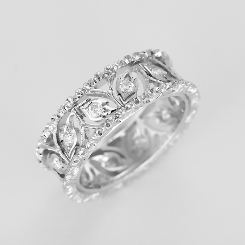 Buccellati - Eternelle Ramage - Elegant 18K white gold ring