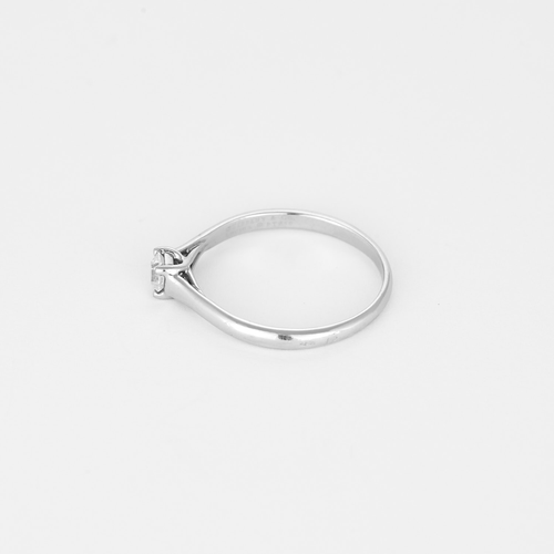 Tiffany & Co - Pierścionek Pierścionek z jednym kamieniem z Platyna (950 tysięcznych)