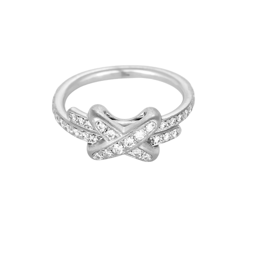 CHAUMET - Liens - Jemný prsten z 18K bílého zlata (750/1000)