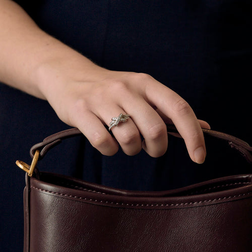 CHAUMET - Liens - Jemný prsten z 18K bílého zlata (750/1000)