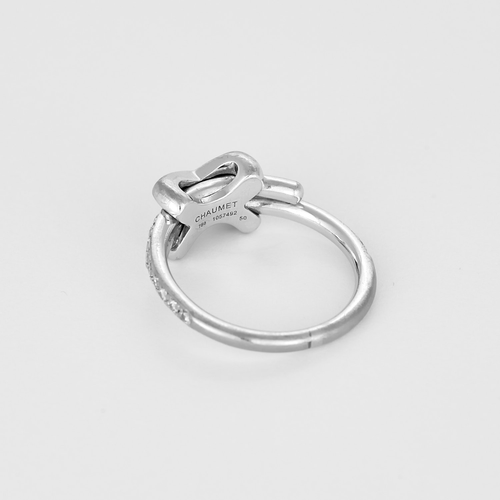 CHAUMET - Liens - Jemný prsten z 18K bílého zlata (750/1000)