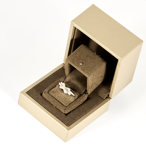 CHAUMET - Liens - Jemný prsten z 18K bílého zlata (750/1000)