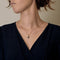Yellow gold, diamond and sapphire pendant: 1.50 carat