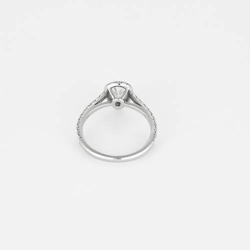 Tiffany & Co - Soleste - Anel Solitário em Platina e diamantes: aproximadamente 0,86 quilates no total