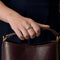 Armbandring i vitguld, tre briljantslipade diamanter