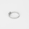 Armbandring i vitguld, tre briljantslipade diamanter