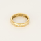 Anel em ouro amarelo, diamantes, engaste estrelado