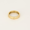 Anel em ouro amarelo, diamantes, engaste estrelado
