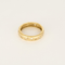 Anel em ouro amarelo, diamantes, engaste estrelado