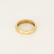Anel em ouro amarelo, diamantes, engaste estrelado