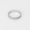 Anel em ouro branco de 18k