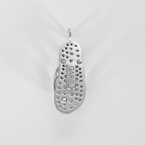 Pendente Garel Tong em ouro branco e diamantes