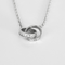 Cartier Colar Love em Ouro branco 18k Diamante