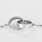 Cartier Colar Love em Ouro branco 18k Diamante