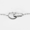 Cartier Colar Love em Ouro branco 18k Diamante