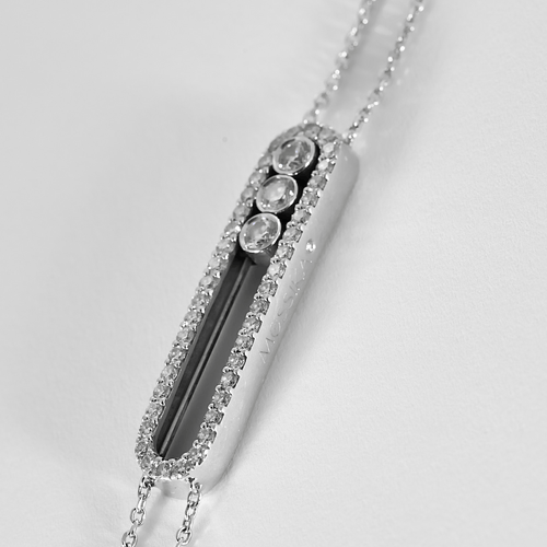 MESSIKA - Bracelet Move Classique pavé, grand modèle - Bracelet en or blanc et diamants