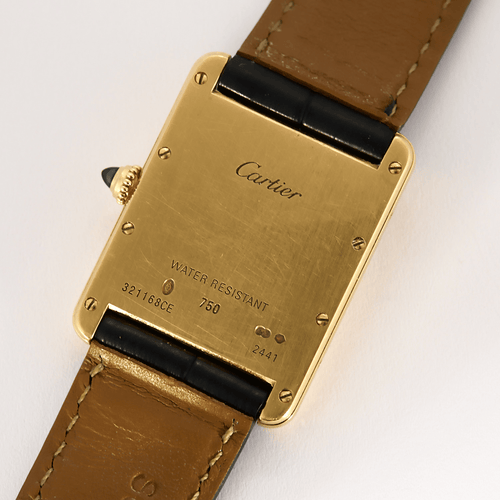 Cartier - Hodinky Tank Louis Cartier ze žlutého zlata