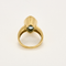 Yellow gold and topaz ring
