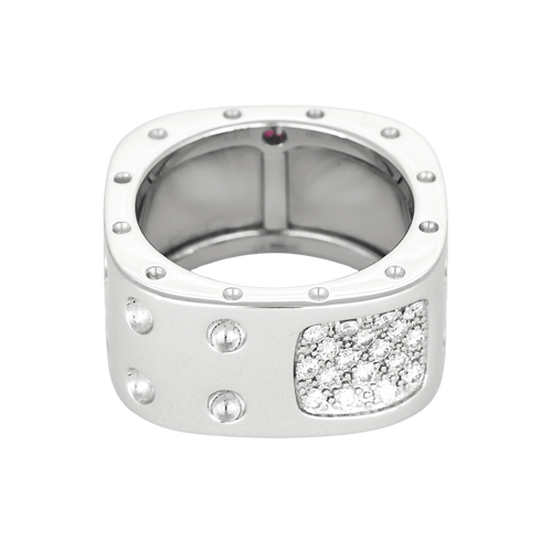 Roberto Coin - Anel em ouro branco e diamantes