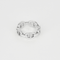 56 Hermes Bague Chaîne d'Ancre Petit modèle en argent 58 Facettes DV33267-1