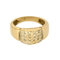 53 Ravissante bague en or jaune et diamants 58 Facettes DV32019-1