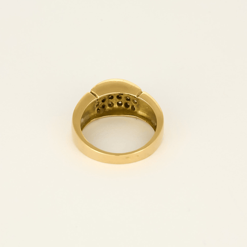 53 Ravissante bague en or jaune et diamants 58 Facettes DV32019-1