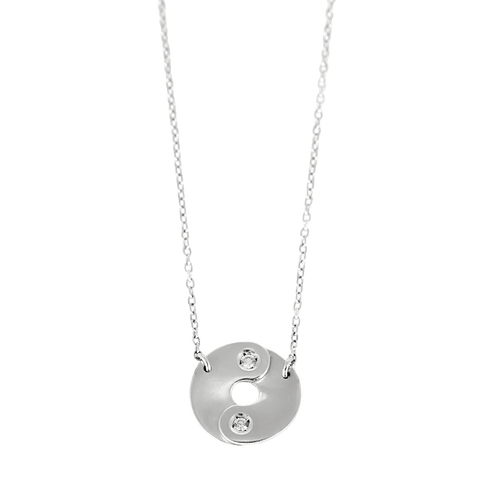 DINH VAN - Double Sens - Colar em ouro branco e diamantes