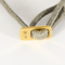 Dinh Van - Impression - Halsband i gult guld, grått snöre