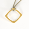 Dinh Van - Impression - Halsband i gult guld, grått snöre