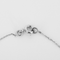 White gold necklace, diamonds and oval sapphire: 0.90 carat