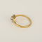 anillo de giro en oro amarillo, blanco y diamantes: 0,15 quilates