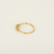 Elegantti 18k keltakultasormus timanteilla