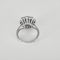 White gold ring, diamonds Daisy