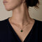 Hanger in geelgoud, smaragd: 2 karaat en diamanten: 0,10 karaat