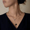 Chanel - Camélia - Halskæde i hvidguld, diamanter: 0,20 carat og onyx