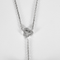 Chanel - Camélia - Halskæde i hvidguld, diamanter: 0,20 carat og onyx