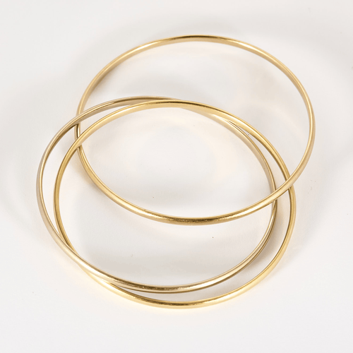 Cartier - Trinity - Малък модел - Гривна от три златa