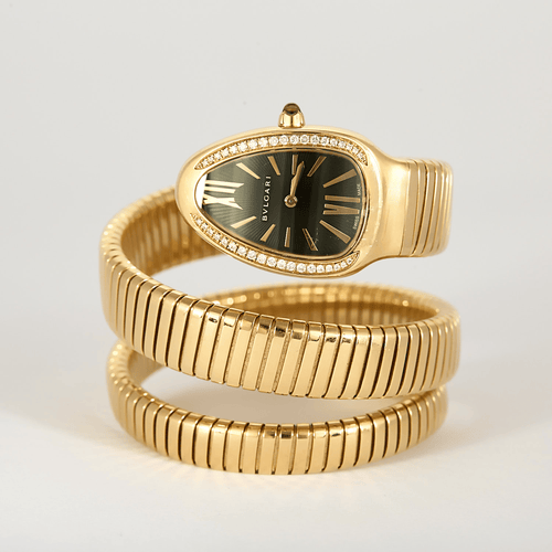 BVLGARI - Serpenti - Zegarek z różowego złota, diamenty
