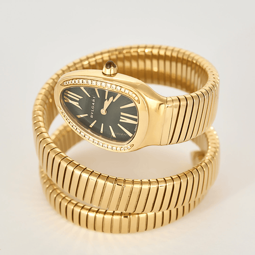 BVLGARI - Serpenti - Zegarek z różowego złota, diamenty