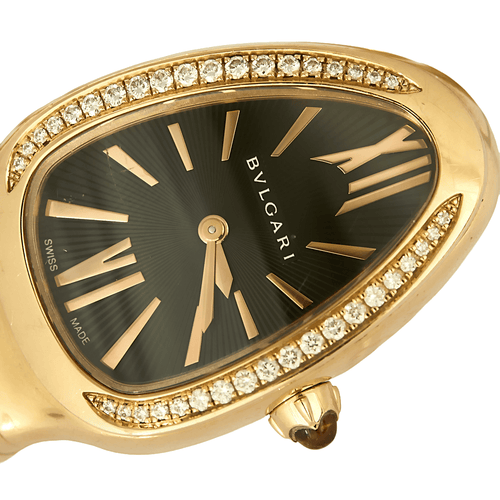 BVLGARI - Serpenti - Zegarek z różowego złota, diamenty