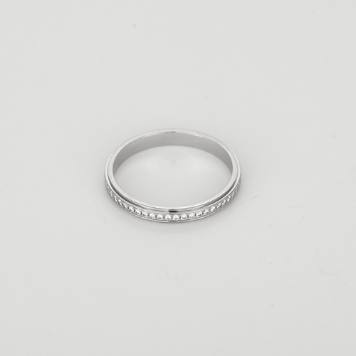 Cartier - Cartier любов - Сватбена халка американска в злато Платина и диаманти: 0,15 карата