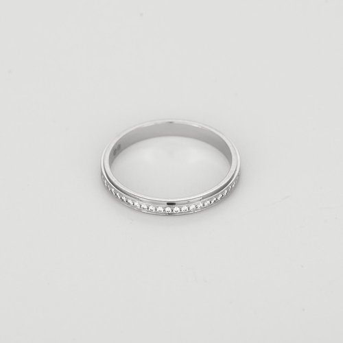 Cartier - Cartier любов - Сватбена халка американска в злато Платина и диаманти: 0,15 карата