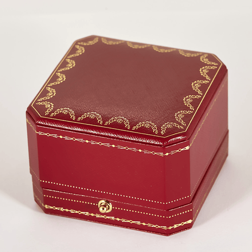 Cartier - Cartier любов - Сватбена халка американска в злато Платина и диаманти: 0,15 карата