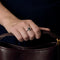 Ring Margerite aus Weißgold, Saphir: 0,45 Karat und Diamanten: 0,10 Karat