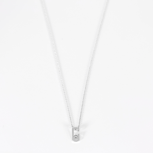 Messika - Gigi Hadid - Collier en or blanc et diamant : 0,05 carat 58 Facettes DV34559-1