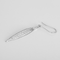 Pair of "Leaves" Earrings in white gold and diamonds