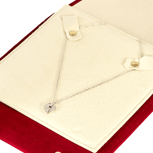 Cartier- Himalia - Halsketting van witgoud en diamanten